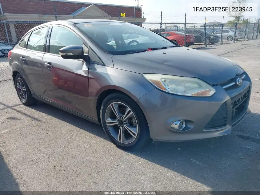 1FADP3F25EL223945 2014 Ford Focus Se