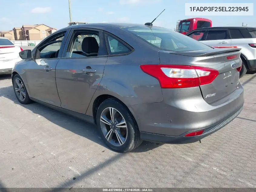 1FADP3F25EL223945 2014 Ford Focus Se