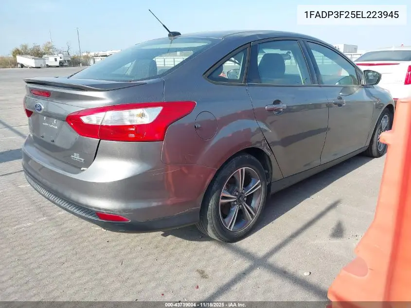 1FADP3F25EL223945 2014 Ford Focus Se