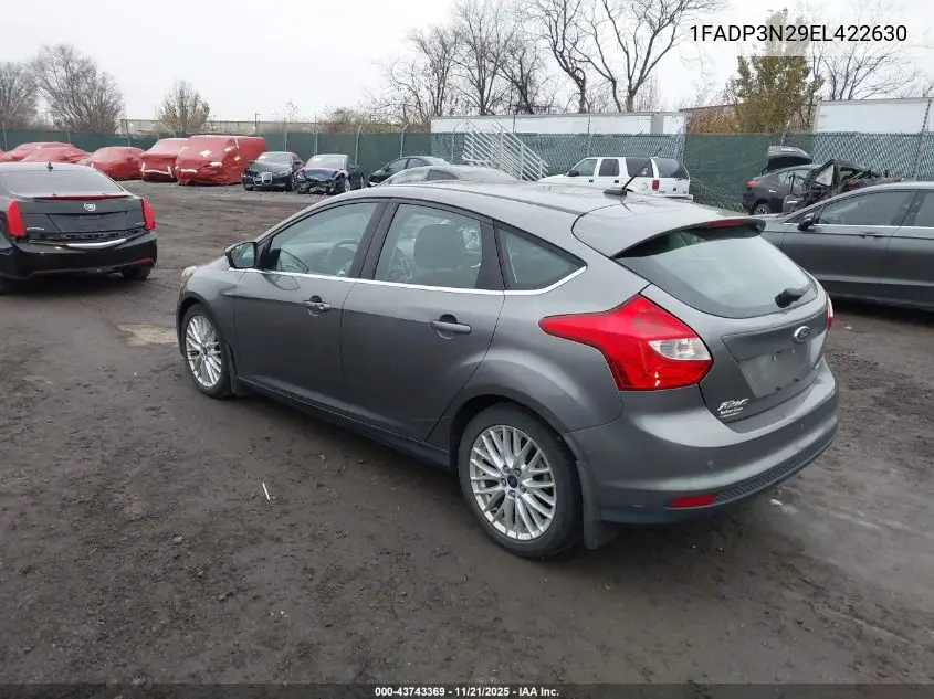 1FADP3N29EL422630 2014 Ford Focus Titanium
