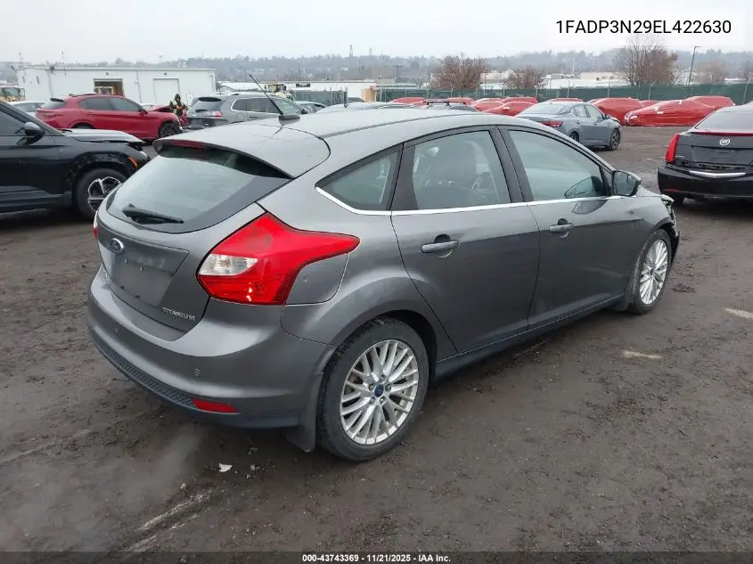 1FADP3N29EL422630 2014 Ford Focus Titanium