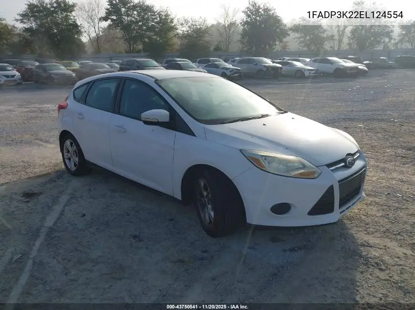 1FADP3K22EL124554 2014 Ford Focus Se