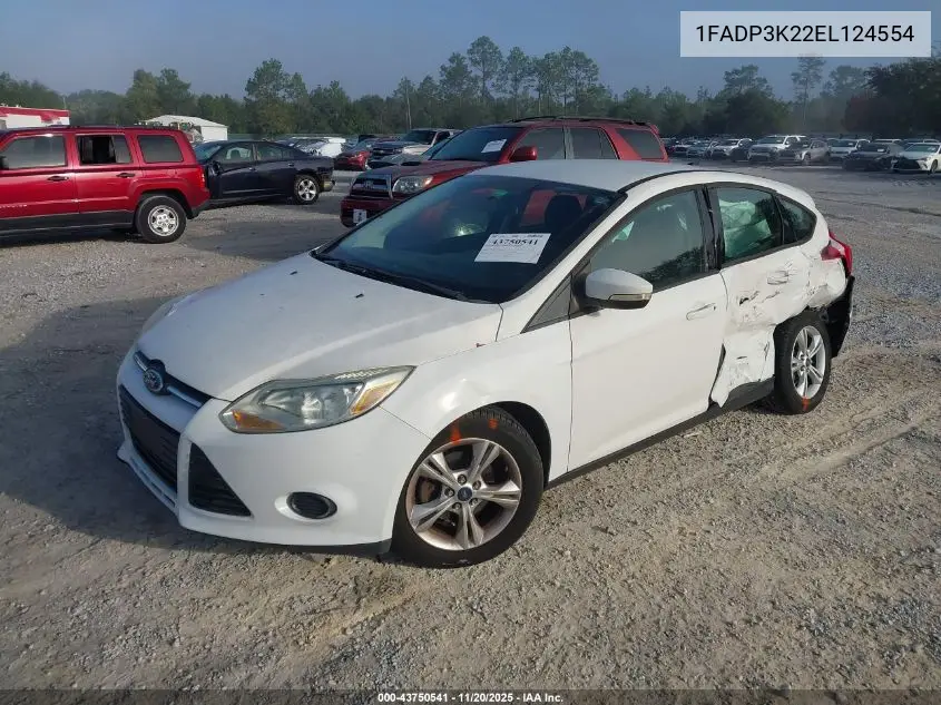 1FADP3K22EL124554 2014 Ford Focus Se