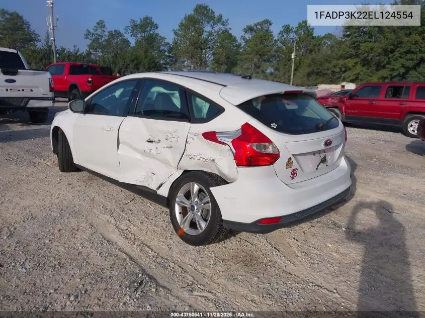 1FADP3K22EL124554 2014 Ford Focus Se