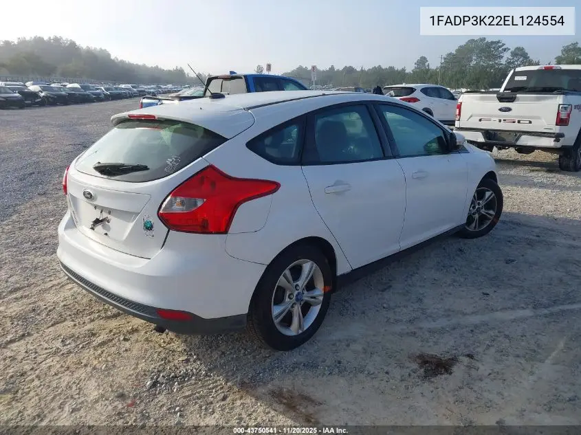 1FADP3K22EL124554 2014 Ford Focus Se