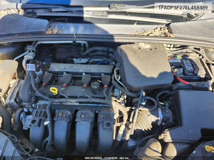 1FADP3F27EL458489 2014 Ford Focus Se