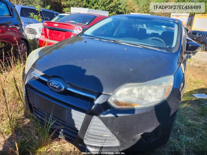 1FADP3F27EL458489 2014 Ford Focus Se