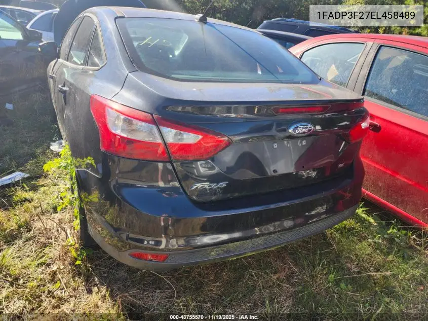 1FADP3F27EL458489 2014 Ford Focus Se