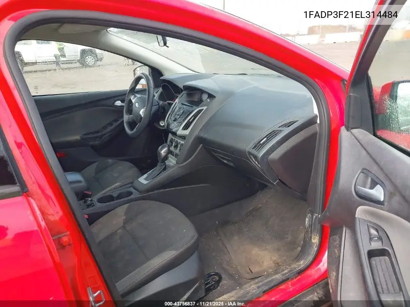 1FADP3F21EL314484 2014 Ford Focus Se
