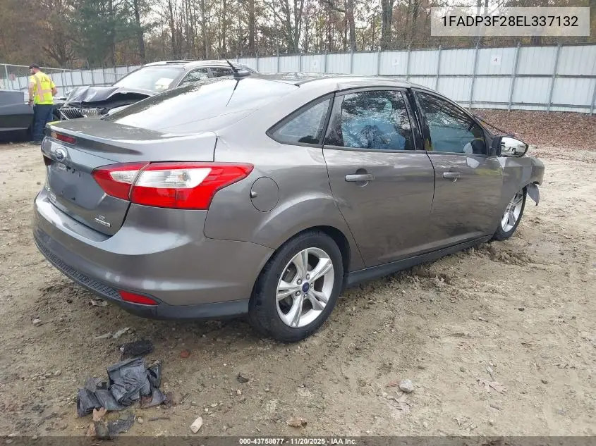 1FADP3F28EL337132 2014 Ford Focus Se