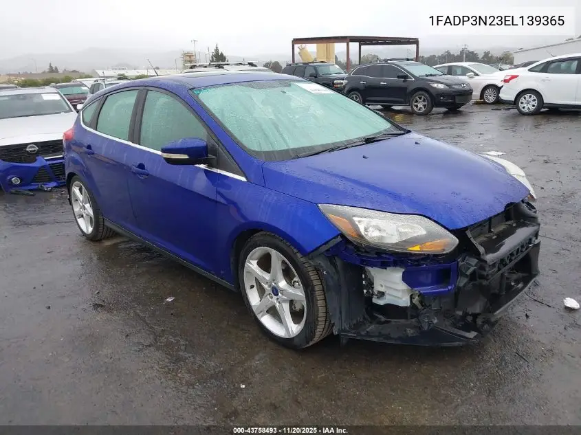 1FADP3N23EL139365 2014 Ford Focus Titanium