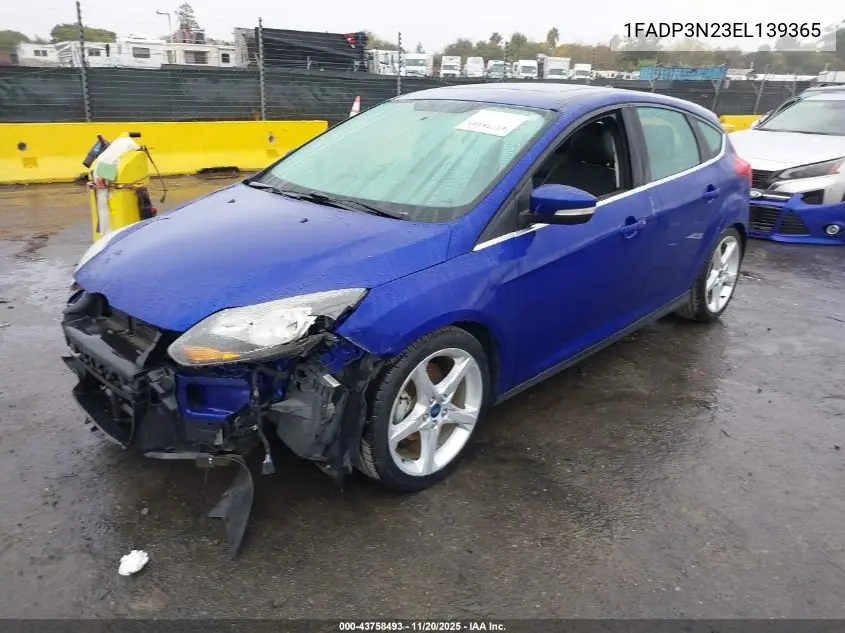 1FADP3N23EL139365 2014 Ford Focus Titanium