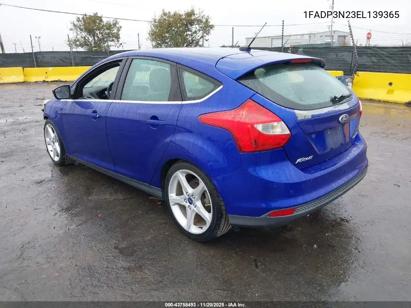 1FADP3N23EL139365 2014 Ford Focus Titanium