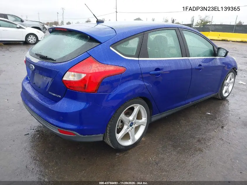 1FADP3N23EL139365 2014 Ford Focus Titanium