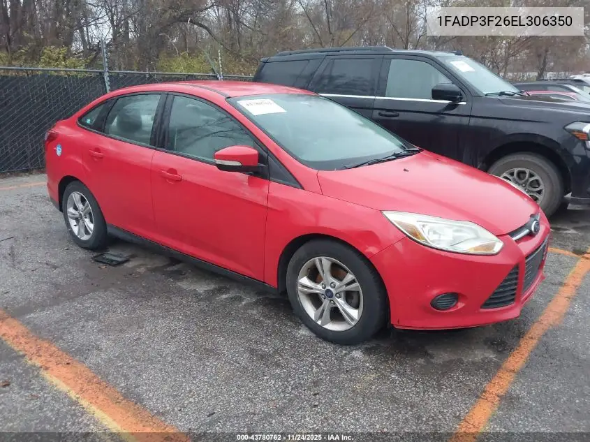 1FADP3F26EL306350 2014 Ford Focus Se