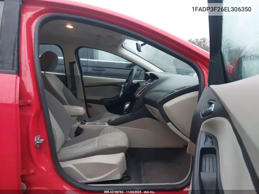 1FADP3F26EL306350 2014 Ford Focus Se