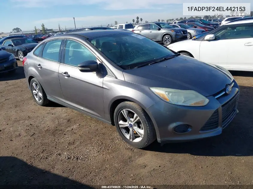 1FADP3F24EL442153 2014 Ford Focus Se