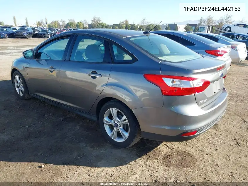 1FADP3F24EL442153 2014 Ford Focus Se