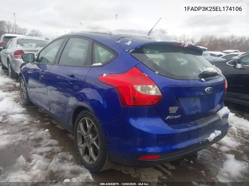 1FADP3K25EL174106 2014 Ford Focus Se