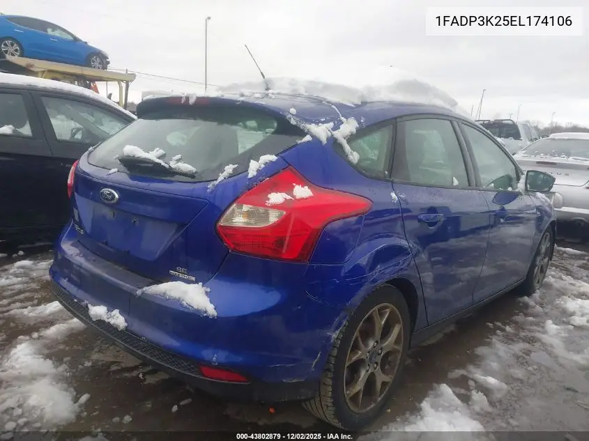1FADP3K25EL174106 2014 Ford Focus Se
