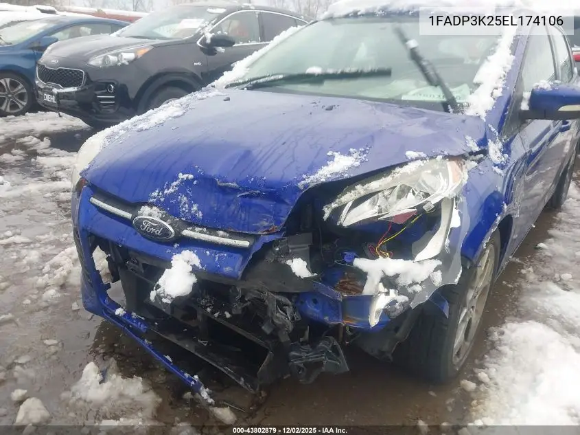 1FADP3K25EL174106 2014 Ford Focus Se