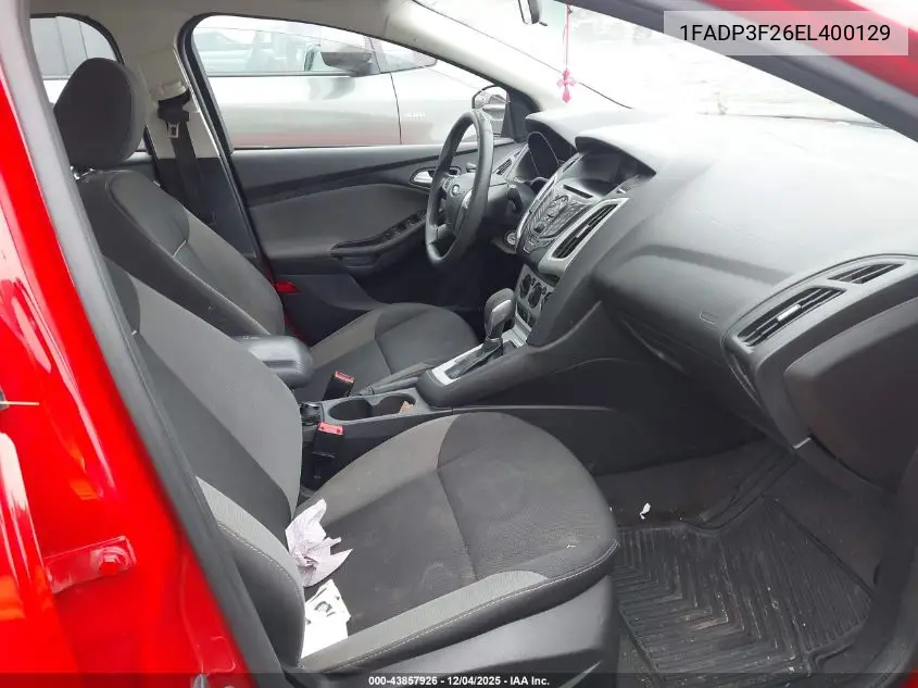 1FADP3F26EL400129 2014 Ford Focus Se