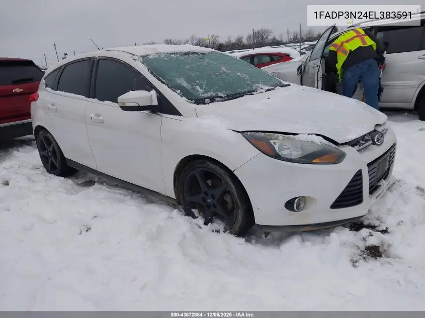 1FADP3N24EL383591 2014 Ford Focus Titanium