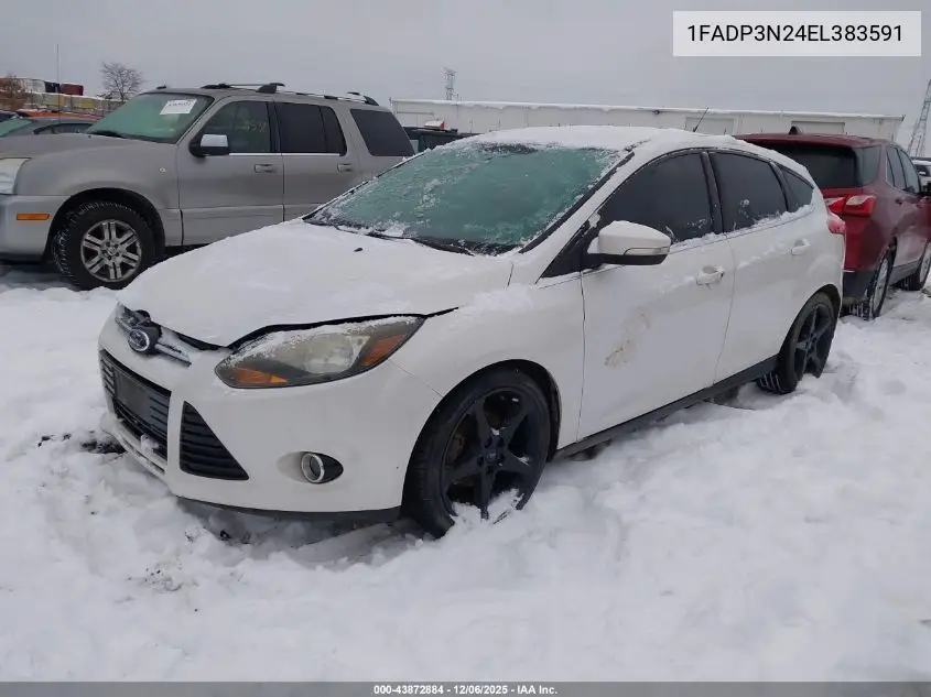 1FADP3N24EL383591 2014 Ford Focus Titanium