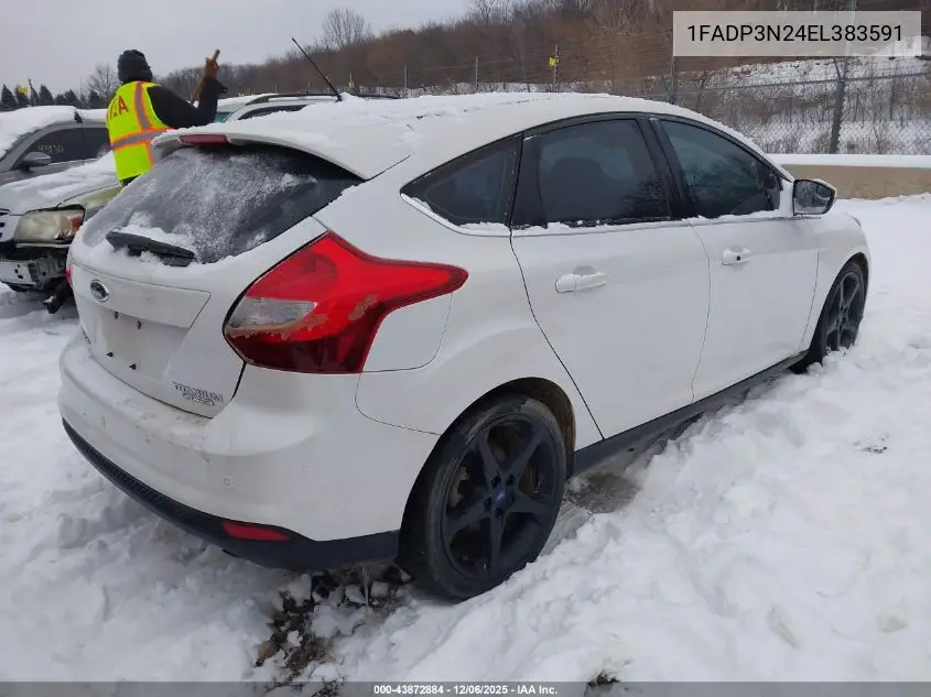 1FADP3N24EL383591 2014 Ford Focus Titanium