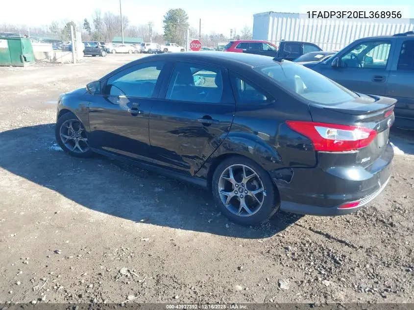 1FADP3F20EL368956 2014 Ford Focus Se