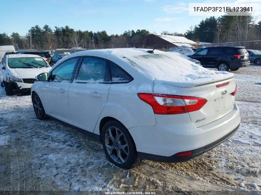1FADP3F21EL123941 2014 Ford Focus Se