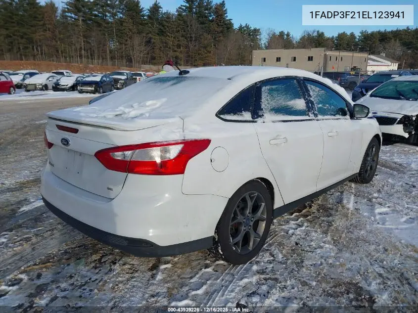 1FADP3F21EL123941 2014 Ford Focus Se