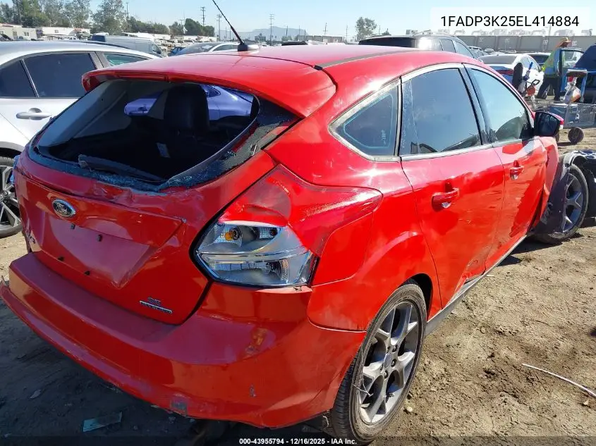 1FADP3K25EL414884 2014 Ford Focus Se
