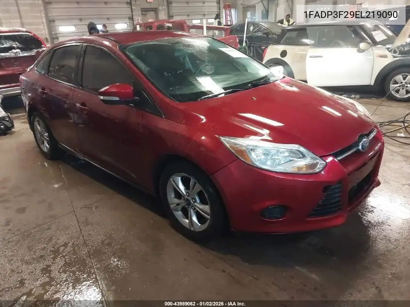 1FADP3F29EL219090 2014 Ford Focus Se