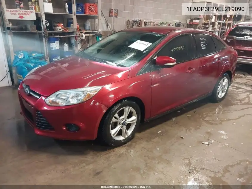 1FADP3F29EL219090 2014 Ford Focus Se
