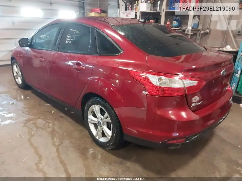 1FADP3F29EL219090 2014 Ford Focus Se