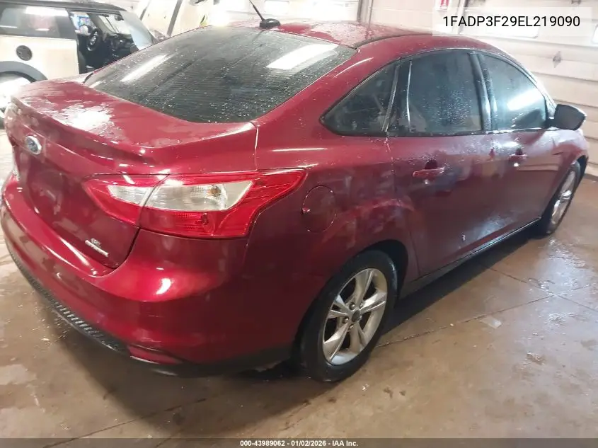 1FADP3F29EL219090 2014 Ford Focus Se