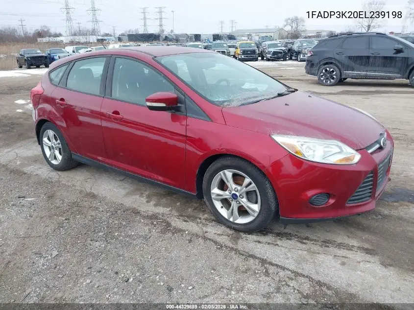 1FADP3K20EL239198 2014 Ford Focus Se