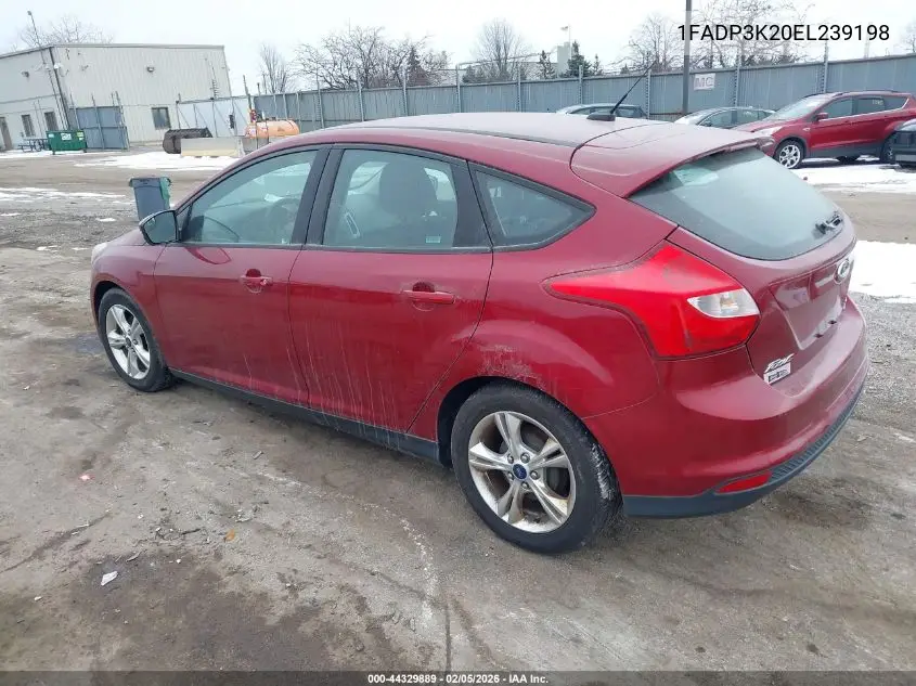 1FADP3K20EL239198 2014 Ford Focus Se