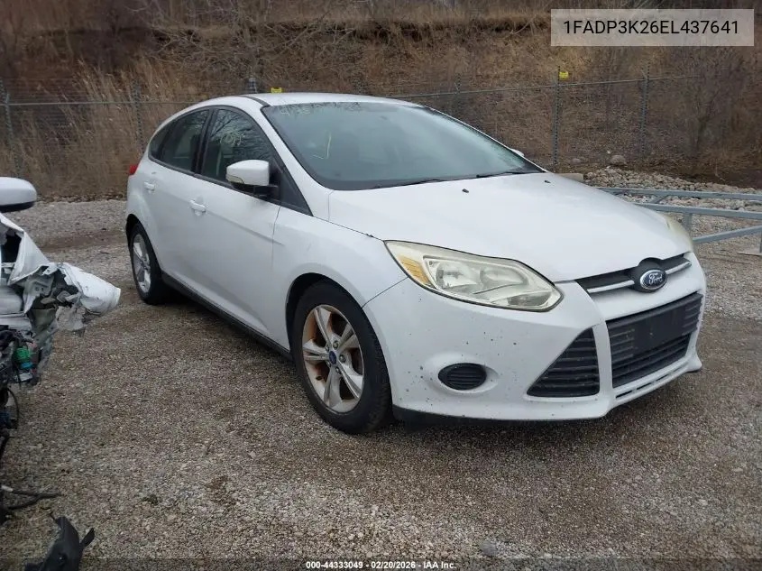 1FADP3K26EL437641 2014 Ford Focus Se