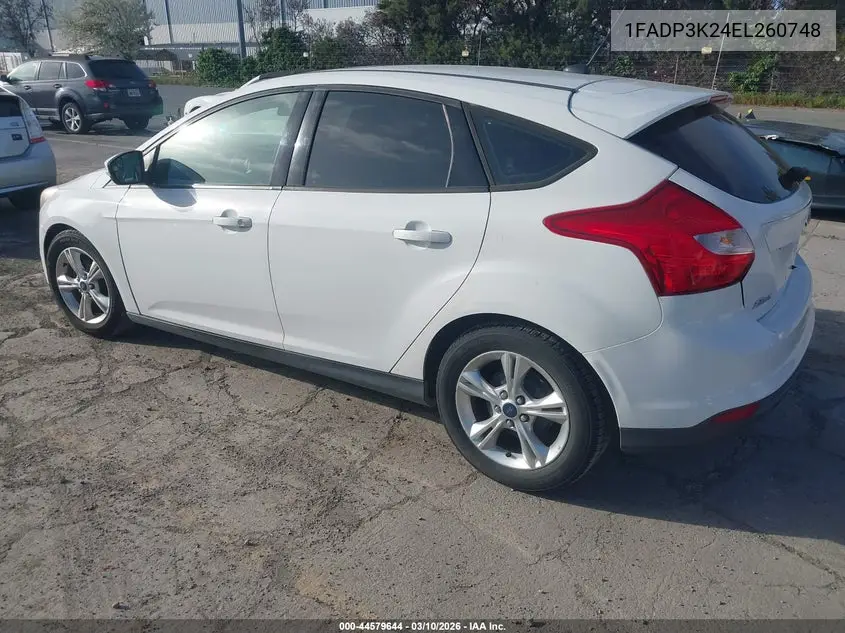 1FADP3K24EL260748 2014 Ford Focus Se