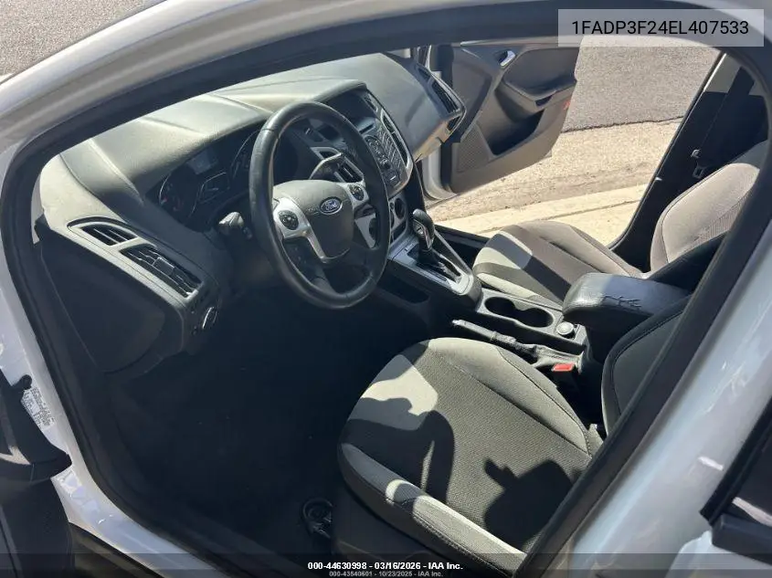 1FADP3F24EL407533 2014 Ford Focus Se