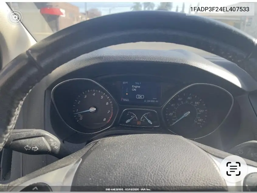 1FADP3F24EL407533 2014 Ford Focus Se