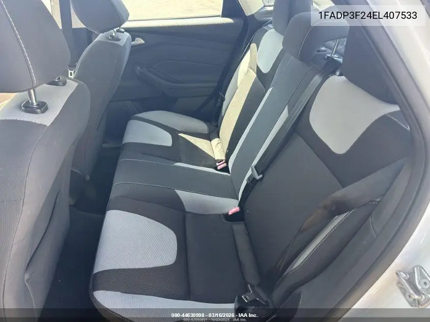 1FADP3F24EL407533 2014 Ford Focus Se