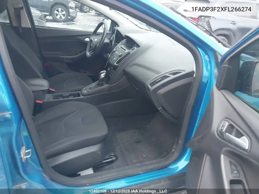 1FADP3F2XFL266274 2015 Ford Focus Se