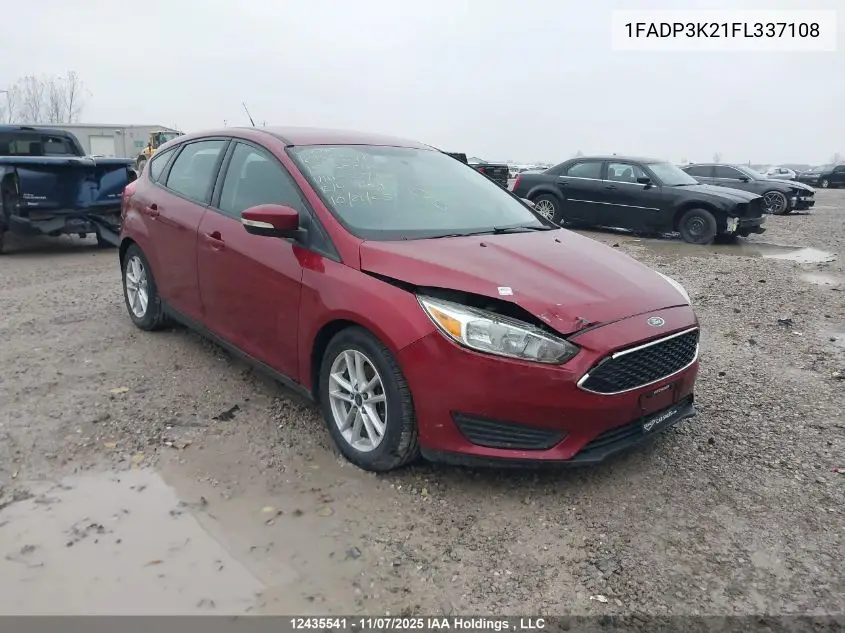 1FADP3K21FL337108 2015 Ford Focus Se