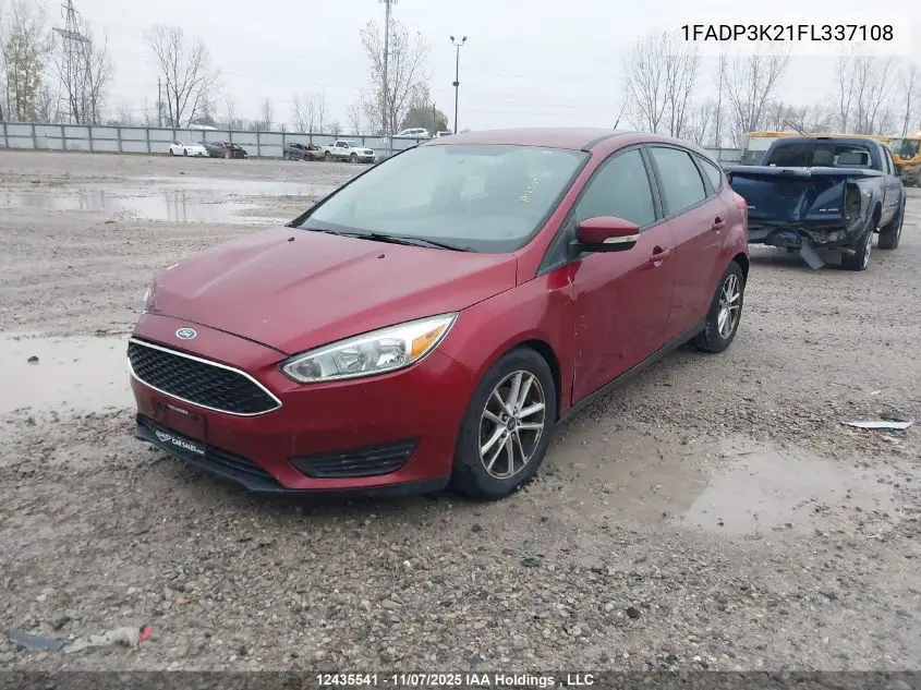 1FADP3K21FL337108 2015 Ford Focus Se