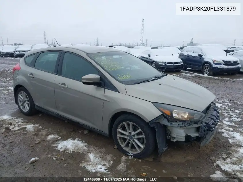 1FADP3K20FL331879 2015 Ford Focus Se