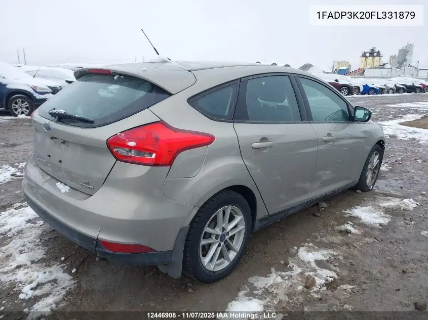 1FADP3K20FL331879 2015 Ford Focus Se