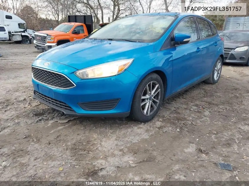 1FADP3K29FL351757 2015 Ford Focus Se